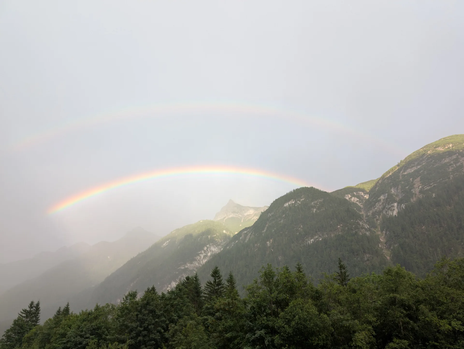 Double rainbow over Tyrol