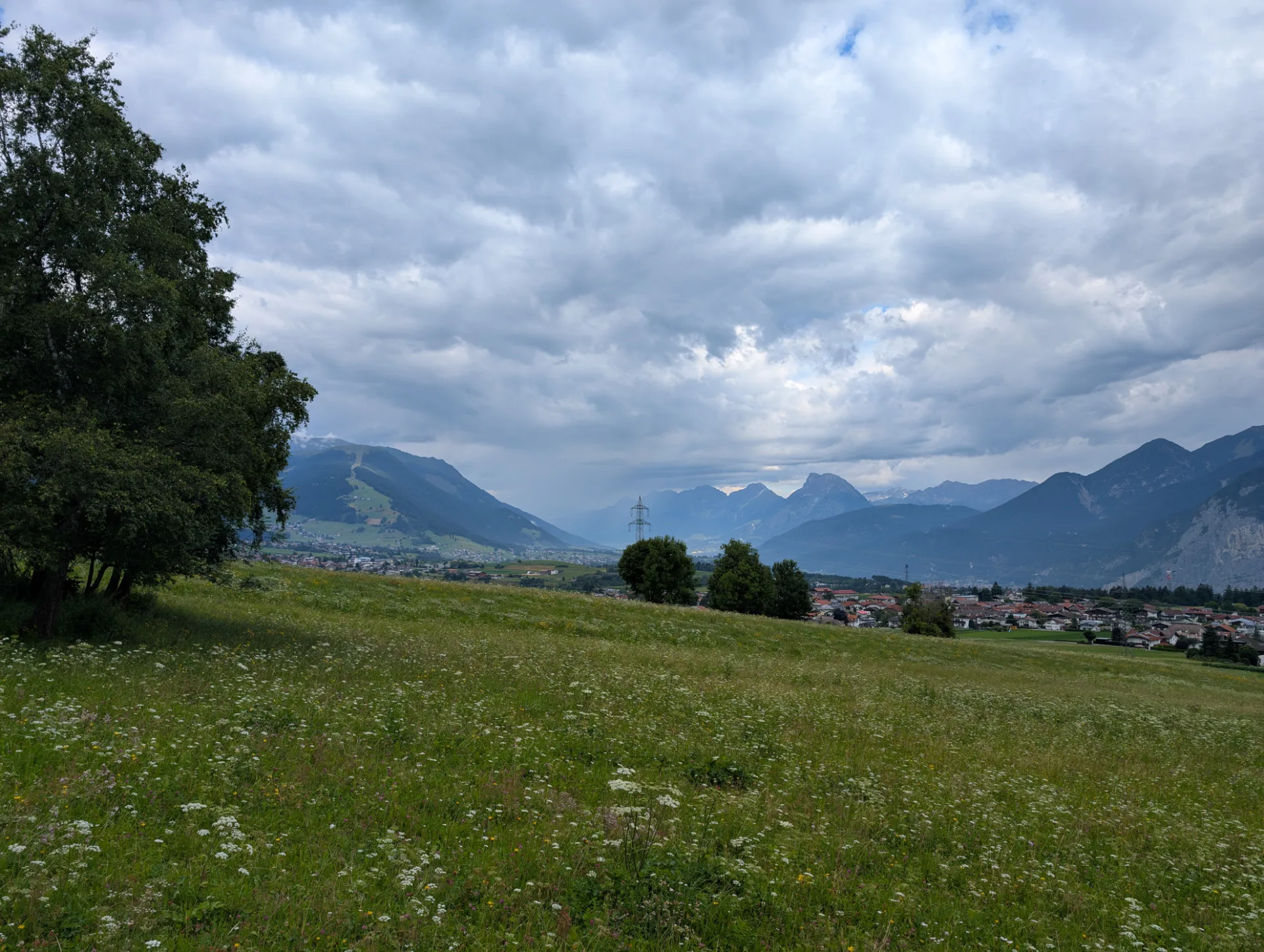 Inn Valley seen from the Mutterer Alm