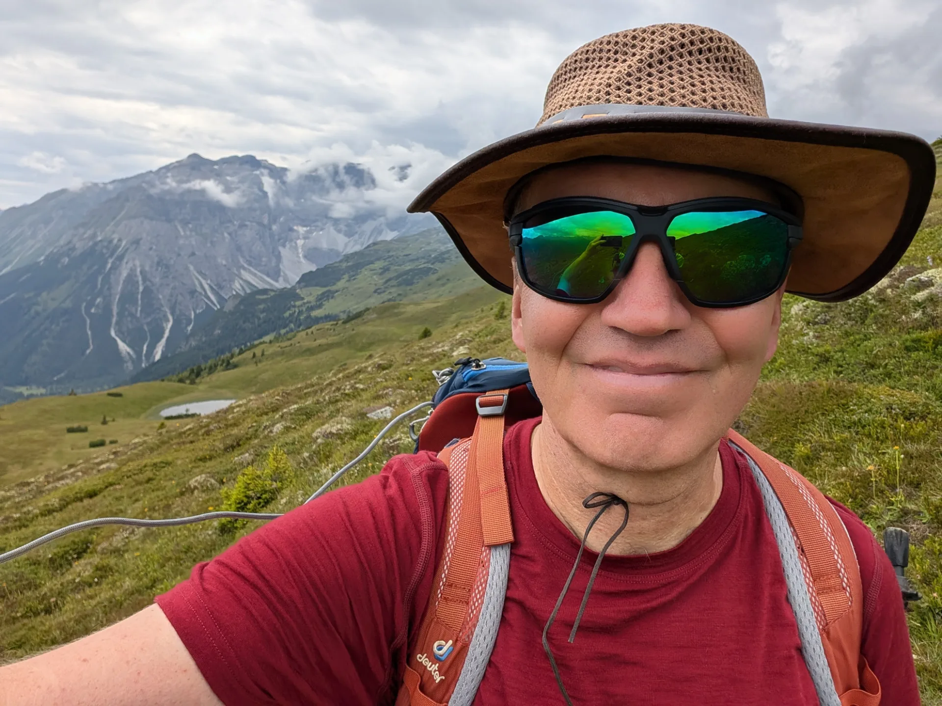 Summit selfie on a 60th birthday